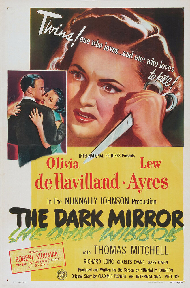 Темное зеркало (1946) постер