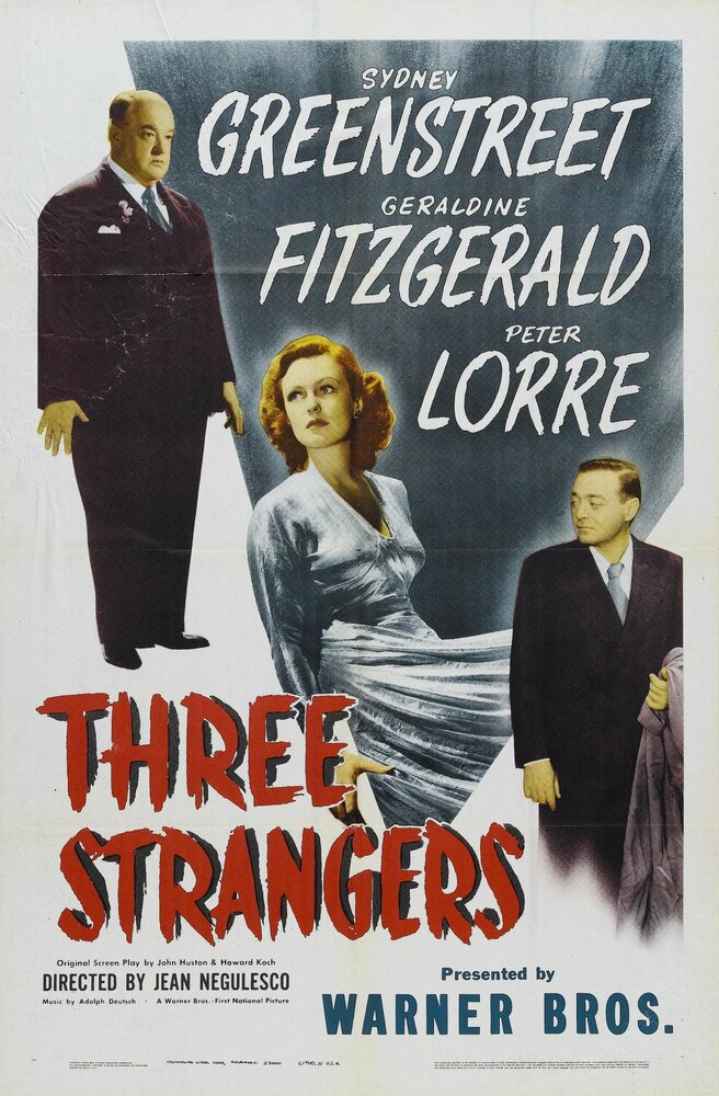 Три незнакомца (1946) постер