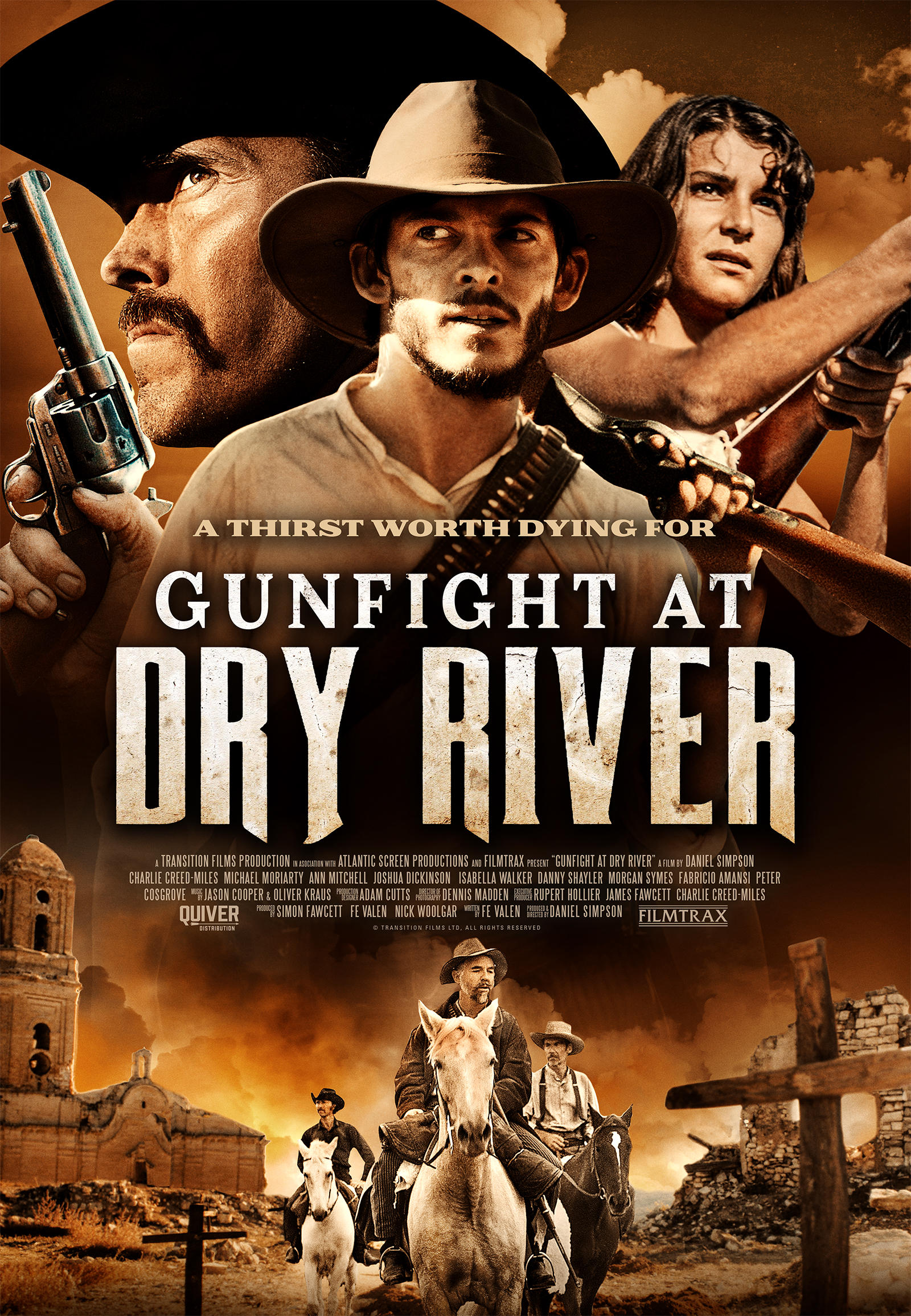 Gunfight at Dry River (2021) постер