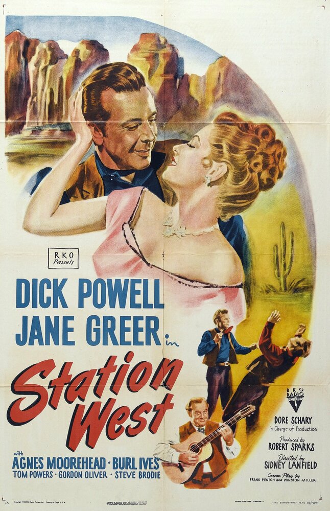 Станция Вест (1948) постер
